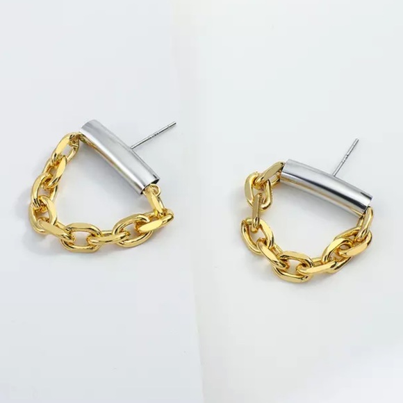 Gold plated thick chain earnings - Picture 8 of 8